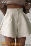 yipinpay Shorts For Women 2023 Summer Y2K Casual Fashion Brown High Waisted Mini Skinny Sexy Club Shorts Outfits A Line Bottom