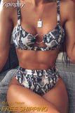 Yipinpay Sexy Women High Waist Bikini Swimsuit Swimwear Female Bandeau Thong Brazilian Bikini Set Bathing Suit Bather