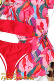 Yipinpay Packs Women Swimsuit Cover Up Swimwear High Waisted Bikini Sexy Bikini Set Bandeau Bathing Suit Swimming Suits Beachwear