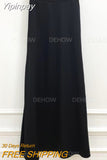 Yipinpay Wrap Hip Elegant Pink Satin Fishtail Skirt Women Long Mujer Faldas Empire Korean Style Black White Mermaid OL Silk
