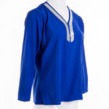 Yipinpay Women Sequins T-shirts Fall Winter 2023 Top Clothes Vintage 2000s Clothes y2k Luxury V Neck Long Sleeve Top Office Ladies