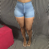 Yipinpay sale women's summer shorts Sexy Skinny high stretch thin shorts Fashion slim fit hip shorts S-3XL drop shipping