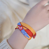 Yipinpay Girl Headwear Hairband And Bracelets 2 In 1 Hair Ribbons Movie Kimi no Na wa Your Name Miyamizu Mitsuha Bracelet Chain