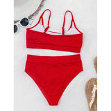 Yipinpay Waist Bikinis 2023 Push Up Women Swimsuit Female Sexy Bikini Set Black Swimwear For Women Swimming Suit Bathing Suits Beach