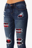 Yipinpay sale women's ripped leopard print jeans Fashion stretch Skinny denim pencil pants Street casual hipster jeans S-2XL