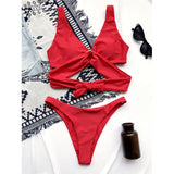 Yipinpay Up Bikini 2023 Sexy Bikini Set Women Swimwear Bathing Suit Swimsuit Female Swimming Suit Bandage Swimsuit Thong Bikini