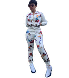Yipinpay Piece Sets African Sets For Women New African Print Elastic Bazin Baggy Pants Rock Style Dashiki Sleeve Famous Suit For Lady