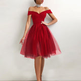 Yipinpay Sexy Halter Off Shoulder Party Dress Women Elegant Spaghetti Strap Spliced Mesh Dresses Ladies Ballet Clothing Vestidos