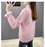 Yipinpay Autumn Winter Thick Sweater Women Knitted Ribbed Pullover Sweater Long Sleeve Fasion Slim Jumper Soft Warm Pull Femme