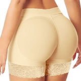 Yipinpay Women Padded Butt Lifter Panty Body Shaper Fake Hip Lace Patchwork Fashion Shapwear Underwear Briefs