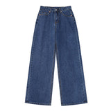 yipinpay Women's Jeans 2023 New Wide Leg Casual Streetwear Femme High Waist Trouser Vintage Baggy Jeans Fashion Straight Mom Denim Pants