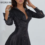 Yipinpay Print Pleated Skater Dress Women Dress