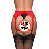 Yipinpay Vintage High Waist Lace Garter Belt Female Sexy Underwear Garters Mesh Stocking Suspender suspenders Femme Lady 6 belts