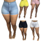 Yipinpay sale women's summer shorts Sexy Skinny high stretch thin shorts Fashion slim fit hip shorts S-3XL drop shipping