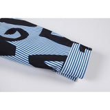 yipinpay Letter Print Oversized Women's Blouse Autumn Long Sleeve Korean Fashion Casual Streetwear Two Piece Ladies Tops Shirts