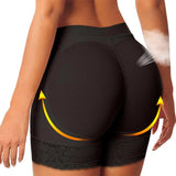 Yipinpay Women Padded Butt Lifter Panty Body Shaper Fake Hip Lace Patchwork Fashion Shapwear Underwear Briefs