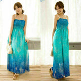 Yipinpay Women Boho Summer Sleeveless Fashion Elegant Sequins Beach Halter Maxi Long Sundress Party Dress Summer 2023