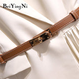 Yipinpay Dres Women With Belt Elegant Work Wear V-neck Office Ladies Pleated Long Sleeve Suit Dresses Luxury Oversized Vestidos