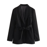 Yipinpay Belt Dress Collar Suit Jacket 2310187 Slim Straight Tube High Waist Trousers 2216118 Suit