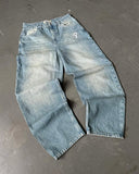 Yipinpay Clothes, Jeans, Y2K Pants, Hip-Hop Letters, Baggy Jeans, Men's Fashion.