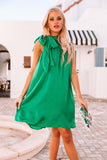 Yipinpay Style Lace-Up Dress For Spring / Summer 2024 Ins Simple Loose Dress For Women