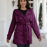 Yipinpay Women's Wear 2024 Independent Station Sells New Popular Style Plaid And Hooded Tweed Jackets