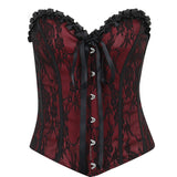 Yipinpay Dark Wind Design Sense Chest Vest Sexy Slim Lace Girdle Waist Show Thin Bandage Blouse