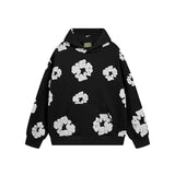 Yipinpay High Street Tide Card Letter Printed Loose Jeans Jacket Men's And Women's Same High Street Suit