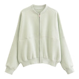 Yipinpay Pilot Jacket Jacket Sweater 3199802 Loose Velvet Trousers 3199803 Set