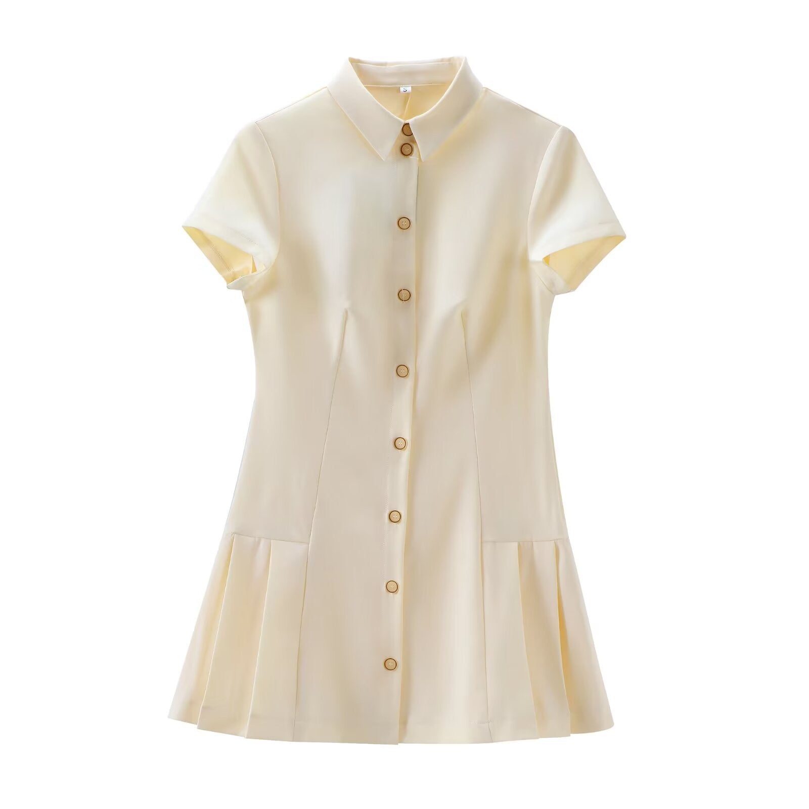 Yipinpay Spring Shirt Style Slim Mini Dress 2674870
