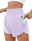 Yipinpay Women's Sports Shorts Quick-Dry Loose Leisure High-Waist Side Zipper Fitness Yoga Three-Point Shorts