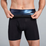 Yipinpay Men's High Waist, Sweating, Tight Waist, Stomach, Fitness, Trousers, Shorts.