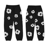 Yipinpay Tide Brand Foam Print Loose Sweater Y2K Hip Hop Street Suit For Men And Women