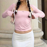 Spring 2024 New Floret Fold Ultra-Short Solid Color Slim And Thin Girl Style Simple Two-Piece Girl Suit