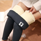 Yipinpay And Winter Cashmere Leggings, Leather Standard Trousers, Warm, Solid Color, Velvet, Thickened Trousers, Tights.