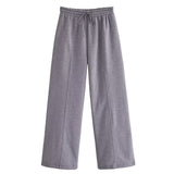 Yipinpay Pilot Jacket Jacket Sweater 3199802 Loose Velvet Trousers 3199803 Set