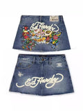 Yipinpay New Hot Girl Denim Skirt With Buttocks In E-Commerce In Spring And Summer Shows That Y2k Is Thin And Defensive.