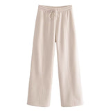 Yipinpay Pilot Jacket Jacket Sweater 3199802 Loose Velvet Trousers 3199803 Set