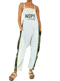 Yipinpay Summer New Fashion Leisure Loose Printed Jumpsuit