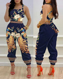 Yipinpay Independent Station 2024 New Printed Strap Jumpsuit In Stock