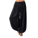 Yipinpay Ladies' Knickers Loose Casual Rayon Wide Tube Pants Harlan Pants Yoga Dance Pants