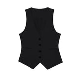 Yipinpay New Women's Double-Breasted Suit Jacket Straight Trousers 8194394 8003394
