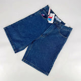Yipinpay Y2K Vintage Denim Shorts Men's Harajuku Punk High-Waisted Denim Shorts