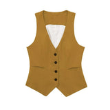 Yipinpay New Women's Double-Breasted Suit Jacket Straight Trousers 8194394 8003394