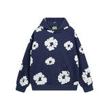 Yipinpay High Street Tide Card Letter Printed Loose Jeans Jacket Men's And Women's Same High Street Suit