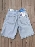 Yipinpay Year's Popular Street Y2K Jeans, Sports Trousers, Hip-Hop Cartoon Embroidery, Retro Blue Loose.