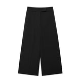 Yipinpay New Summer Style High Waist Shows Thin Solid Color Casual Fashion Wide Leg Trousers 9929026