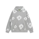 Yipinpay High Street Tide Card Letter Printed Loose Jeans Jacket Men's And Women's Same High Street Suit