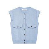 Yipinpay Summer Flip Decoration Leisure Knitted Vest 4331100