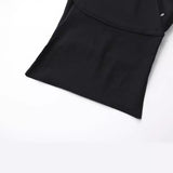 Yipinpay And Winter New Women's Wear Solid Color One-Word Collar Sleeveless Back Short Chest Spicy Girl Blouse